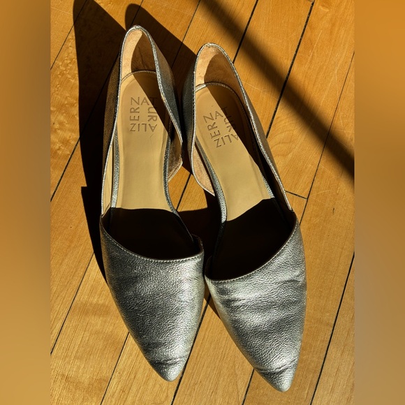 Naturalizer Silver Women's D’Orsay Flats Size 9 - Picture 6 of 10